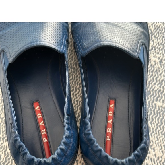 Prada leather slip on loafer - Picture 5 of 7